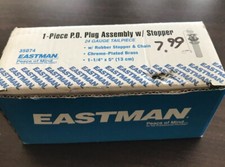 Ez-Flo 35074 One Piece P.O. Plug Brass Lock Nut