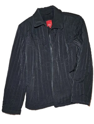 Espirit Women's Black Quilted Jacket L