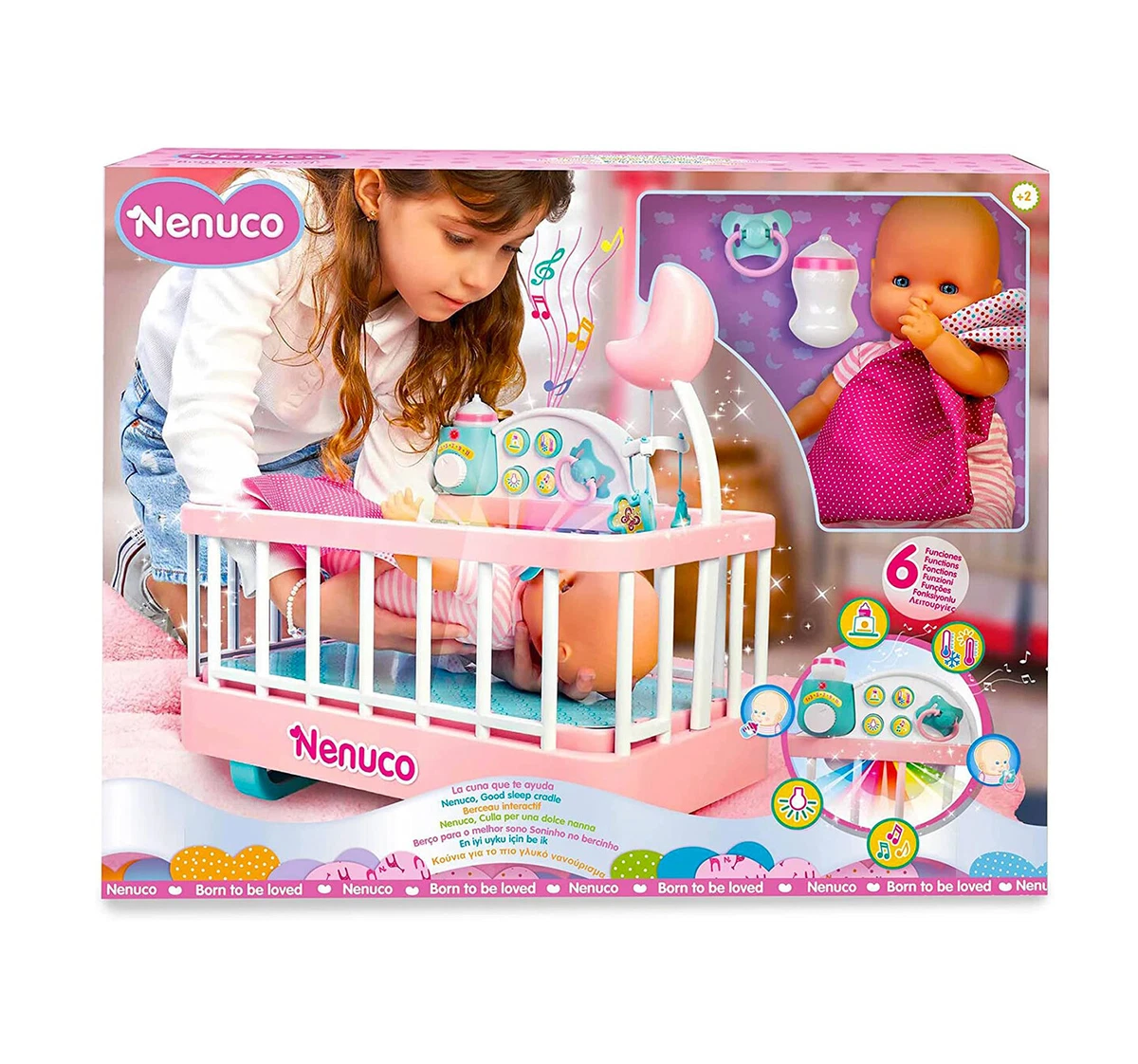 Nenuco cradle sleep with me doll top