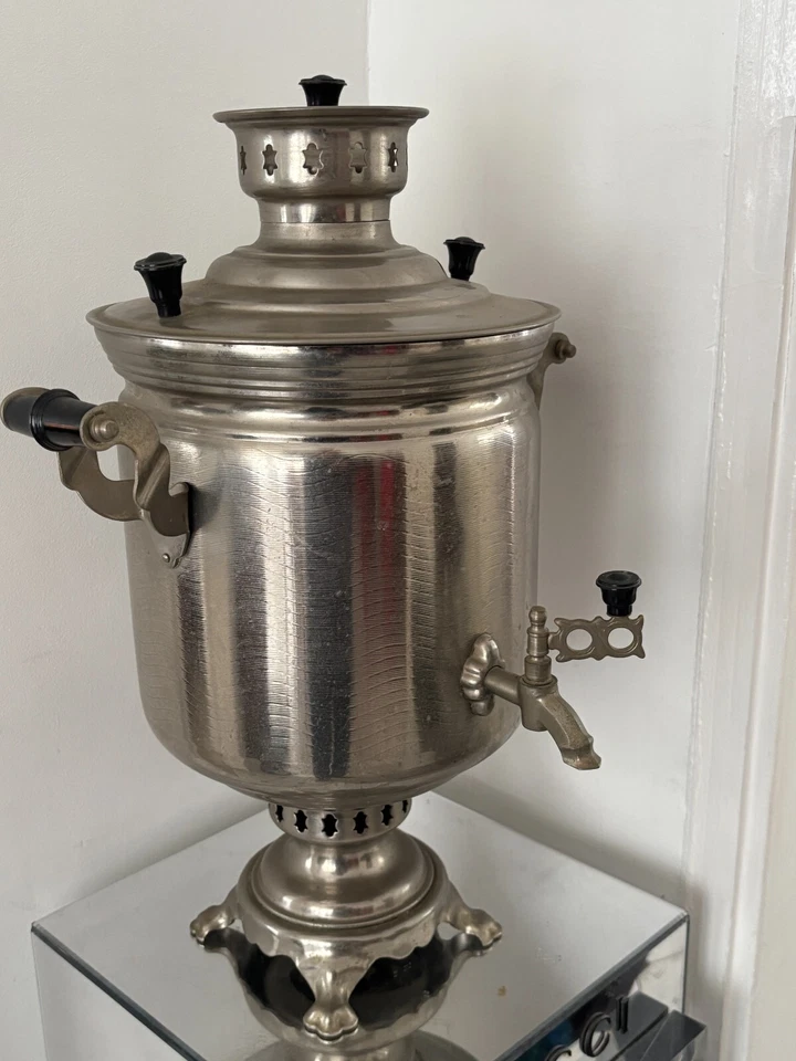 ANCIEN Samovar  russe ou turque du début du XX ème siècle - Photo 3/4