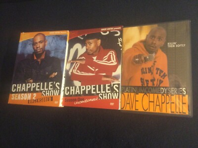 DAVE CHAPPELLE DVD Lot: CHAPPELLE S SHOW Season 1 & 2 + Killin  Them Softly