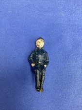 Schuco 6080 Feuerwehr Figur sitzend 40-50er Jahre  Germany @8292@ Sammlung
