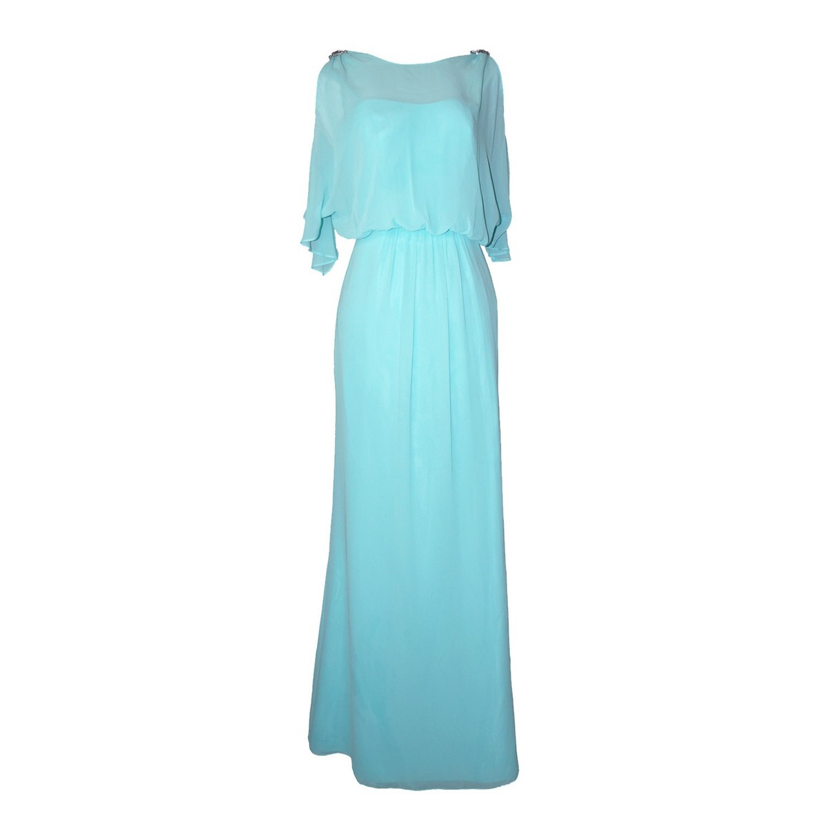 teal turquoise bridesmaid dresses Turquoise Junior Bridesmaid Dresses,Long Junior Bridesmaid Dress,JB000 main image 0