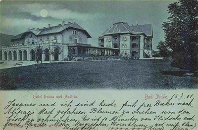 Ilidza Ilijasa Sarajevo Bosnia-Herzegovina Hotel Bosna and Austria in the Moonlight