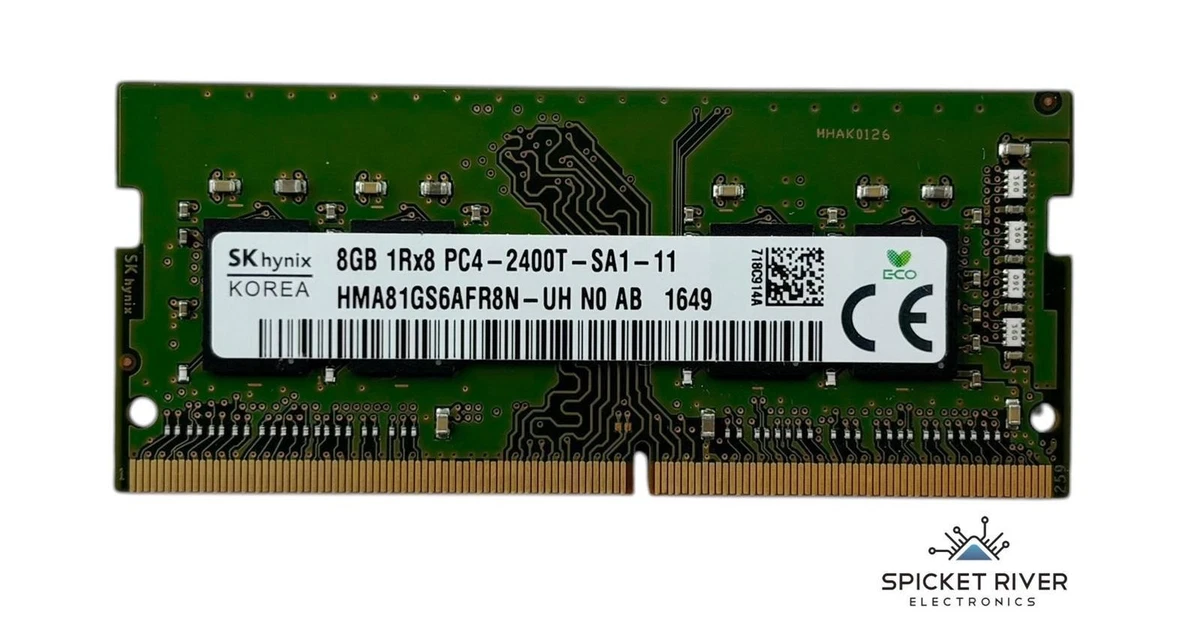 SK hynix DDR4 SDRAM Network Server 8 GB Capacity per Module Memory