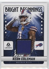 2025 Panini Luminance Bright Beginnings Keon Coleman #BB-KCO 1ko1
