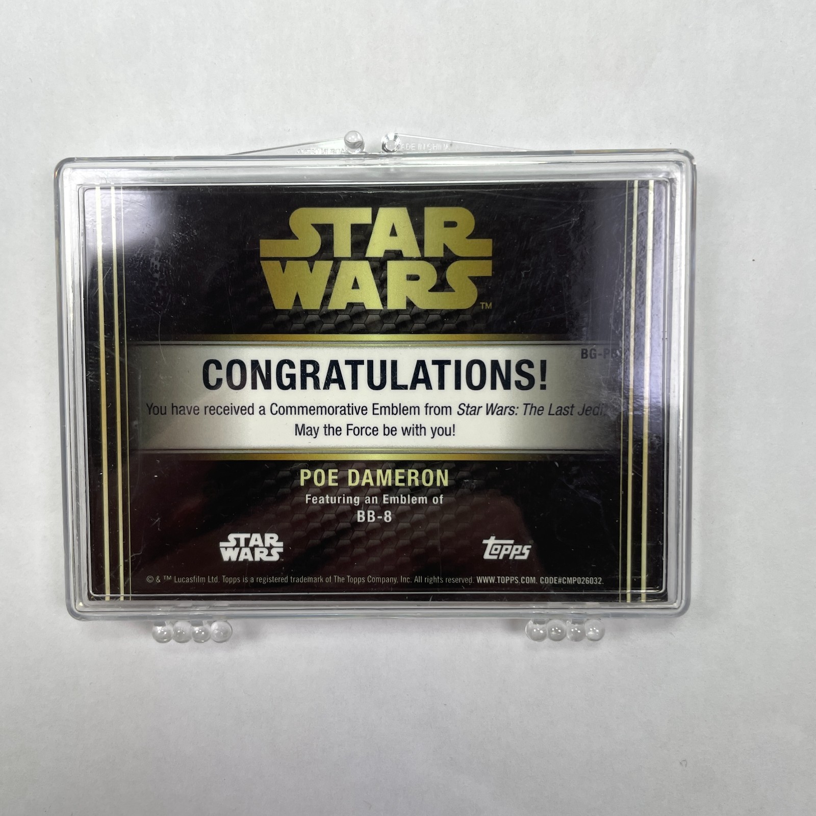 Star Wars Topps Auto Commemorative Emblem & Patch Trading Card Lot view 4