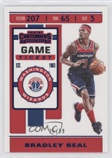 2019-20 Panini Contenders Game Ticket Blue /99 Bradley Beal #11 b8h