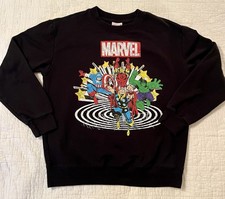 Marvel Sweatshirt Adult Size Medium Avengers Thor Hulk Iron Man Captain America