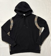 BURBERRY Hoodie Pullover Black Large L
