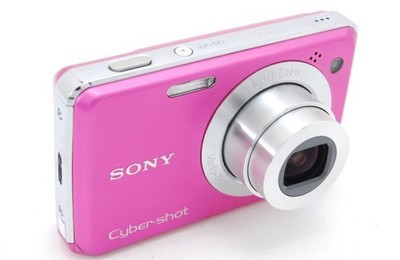 Sony Cyber-shot DSC-W220 Pink 12.1MP Digital Camera 4x Zoom with