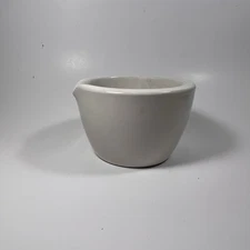 Apothecary Coors Mortar & Pestle USA White #60319 Vintage