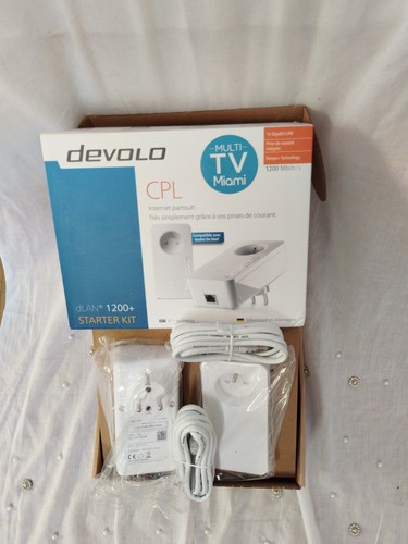 CPL DEVOLO 1200, COMPATIBLE AVEC TOUTES LES BOX VOIR LES PHOTOS D'ÉCHANTILLONS. - Zdjęcie 12 z 13