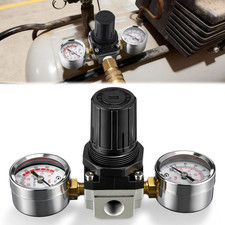 4 Port Air Compressor Regulator with 200 PSI Gauge for DeWalt Craftsman 1/4 NPT