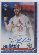 2019 Topps Chrome Rookie Blue Wave Refractor 5/150 Dakota Hudson #RA-DH Auto r0j