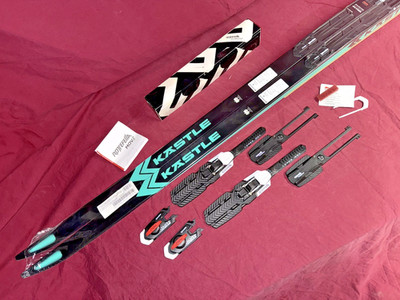 New!   KASTLE RX10 2.0 Skate Skis 187cm Cold Med Rottefella MOVE Tune Bindings