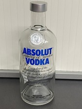 Absolut Vodka leere Flasche Dekoflasche LEER*