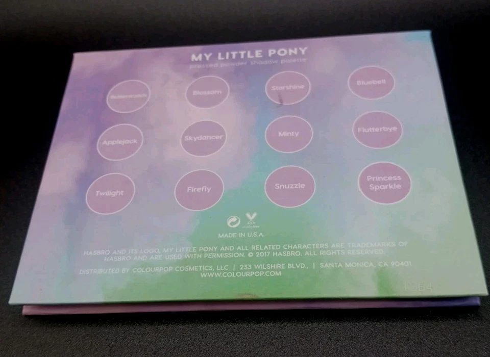 Paleta de sombras de ojos ColourPop My Little Pony tamaño completo nueva en caja Foto 4 de 4