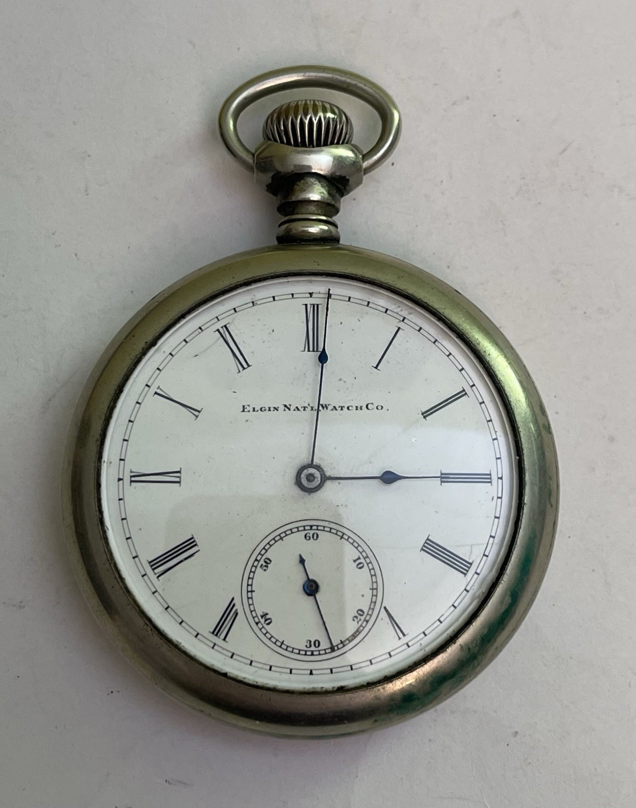 1888 Elgin Grade 104 Model 5 Pocket Watch 7 Jewel Parts/Repair