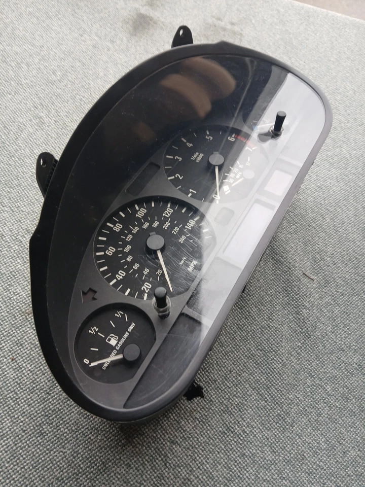 OEM 99-06 BMW E46 325 325Ci 330 330Ci instrumento medidor panel velocímetro Foto 3 de 4