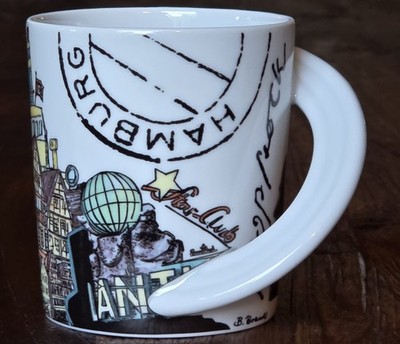 Rosenthal Cupola, City Cup, Städtetasse/Kaffeetasse/Henkelbecher Nr.6 Hamburg
