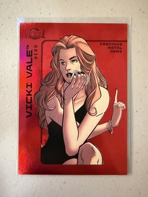 2025 UD SkyBox Metal Universe Batman Vicki Vale Precious Metal Gems Red PMG /100