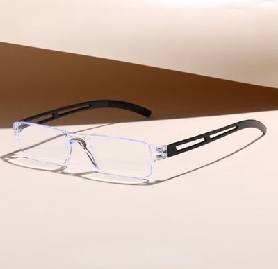 Unisex Leichte Rahmenlose Lesebrille +2   Bügel Sehr Leicht Kaum Spürbar  