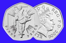 50p Coin. VICTORIA CROSS HEROIC ACTS FIFTY PENCE COIN 2006 BUNC.