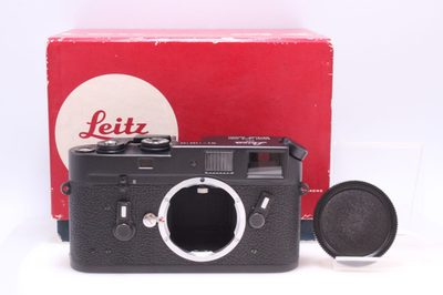 【整備済】Leica M4 1974年製 最終ロット BLACK Chrom Leica M4 Black Chrome Early Lot 1974 Body UCS Serviced Excellent