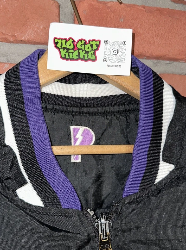 Vintage 90s Pro Player NBC Sports Reversible Zip Bomber Jacket XXL 2XL - Image 2 of 4