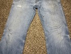 ARIAT REBAR M4 Relaxed Boot Faded Distressed Cowboy Stretch Blue Jeans 33x33 — photo 2