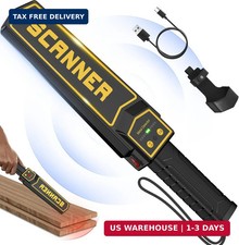 Handheld Metal Detector Wand High Sensitivity Security Scanner Nail Finder