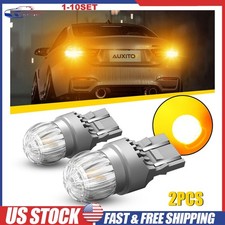 Auxito T20 7443 7440 Led Bulb Tail Stop Brake Lamp Turn Signal Light Amber 2-20x