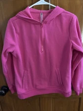 Ebb &flow Women’s Pink Sz Small Quarter Zip Preloved Excellent 