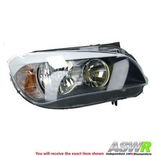 BMW E84 X1 Headlight Halogen O/S Driver Right Pre LCI 63112990004