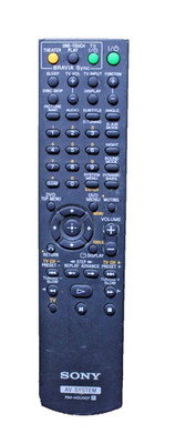Genuine SONY RM-ADU007 AV Receiver Remote DAV-HDX576WF DAV-HDX589W DAV-HDX475