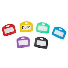24 Pcs Key Covers Caps 1 Inch Key Covers Protectors with Blank Paper 24 Pack