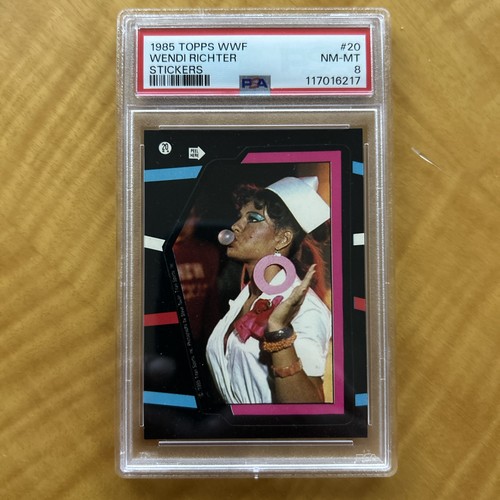 1985 Topps WWF Stickers Wendi Richter #20 card