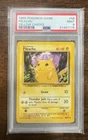 1999 Pokemon Base Set YELLOW CHEEKS Pikachu #58 PSA 9 Mint