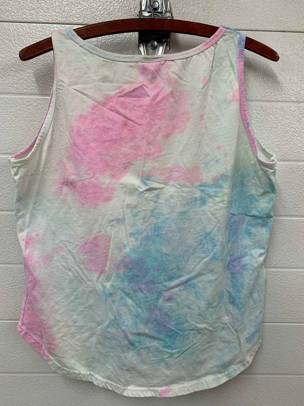 Miss Molly Women’s Hamsa Rhinoceros Open Hand  Tank Top Cotton Candy Tie Dye image 8