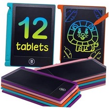 Party Favor Mini LCD Writing Tablet for Kids   4.5 Inch Mini Drawing 12 Pack