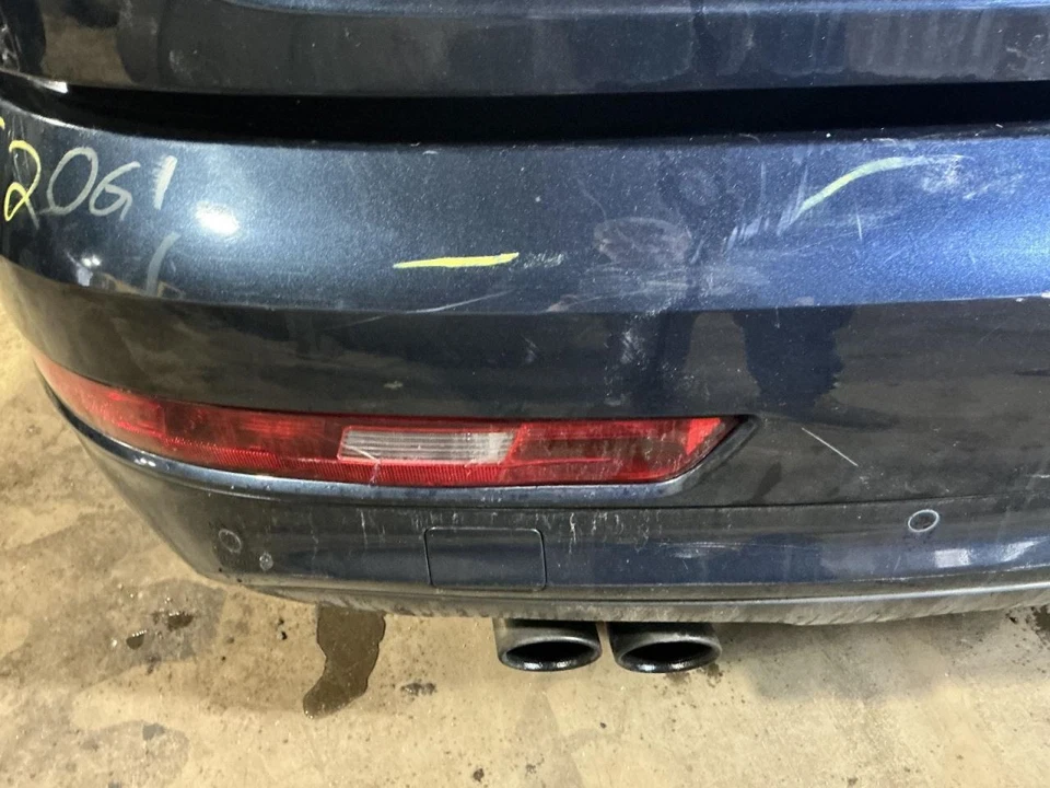 Rear Bumper With Park Assist Cobalt Blue LZ5Q Fits 2015 AUDI Q3 810526 - Image 2 of 4