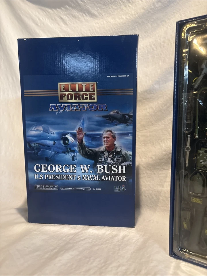 Figura Articulada Coleccionable Elite Force Aviator George W. Bush Escala 1/6 NUEVA Foto 2 de 4