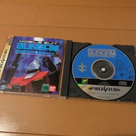 Sega Saturn Soft Mobile Suit Gundam 2 disc set #9d9aac