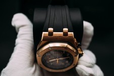 Audemars Piguet Royal Oak Offshore HALF BRICK GOLD BLACK DIAL RARE 42mm 26470OR 7