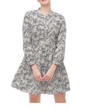 J.crew Women’s Zebra Cheetah Poplin Tiered Dress Falls above Knee Lined Sz S EUC