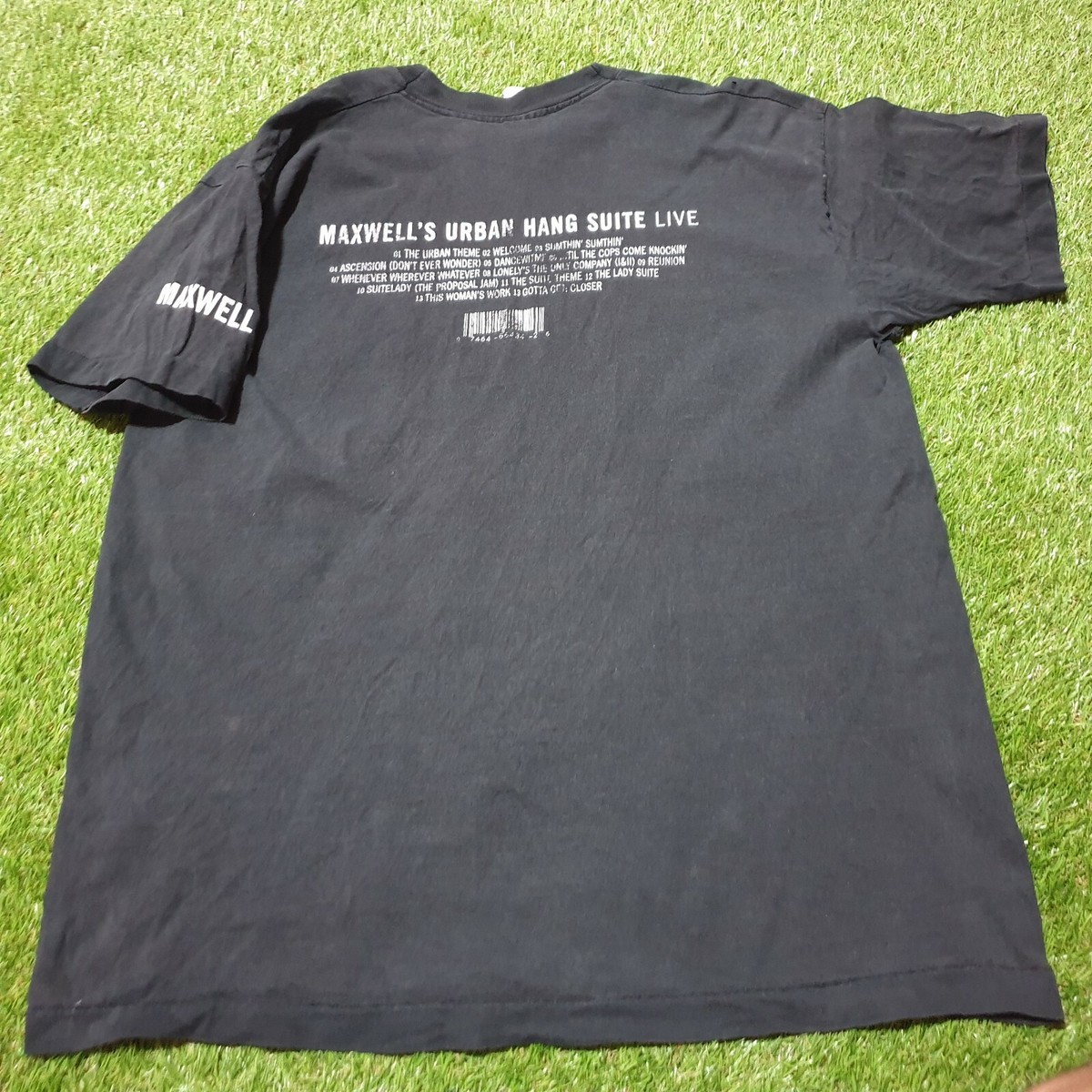 Rare Vintage 90s Maxwell T Shirt R&B Rap Tee Single stitch Size XL 