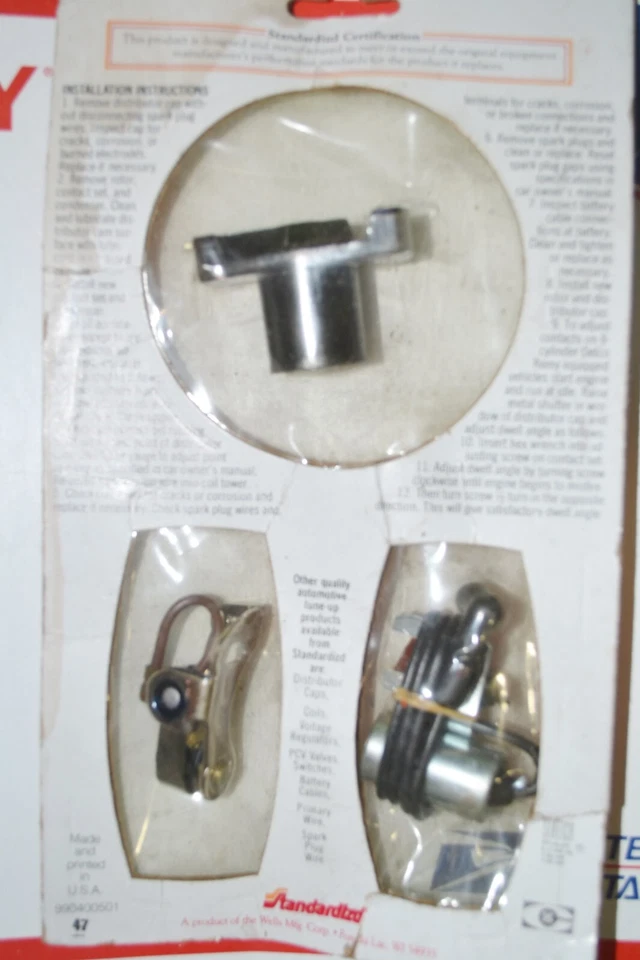 Condensador de puntos de rotor Ford Pinto 1971 1972 1973 2,0 L Mercury Capri 1971-1974 Foto 2 de 2