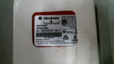 ALLEN BRADLEY 440N-N23135 GUARD MASTER SAFETY RELAY SER.C -FREE SHIPPING