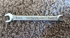 NAPA NDGM 609 USA 9mm/7mm open end wrench